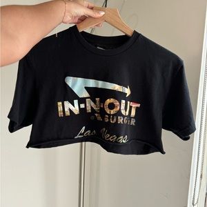 In n Out Cropped Tee - Las Vegas